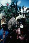 Man in Headdress & Woman, Village near Mt Hagen, Papua New Guinea
