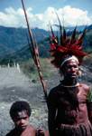 Man & Boy, Chimbu - Goroko, Papua New Guinea