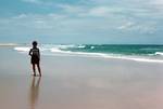Marg on Beach, Surfers' Paradise, Australia