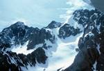 Peak & Sunlit Glacier, Mount Cook Area, New Zealand