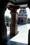 Hindu Temple - Through Arch, New Delhi, India