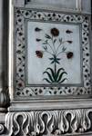 Red Fort - Detail of Inlay, Old Delhi, India
