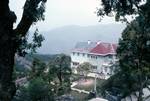 Looking Down on Large House, Mussoorie, India
