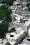 Looking Down on Houses from Mir's Palace, Hunza, Pakistan