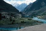 Bend in River, Gilgit River Valley, Pakistan