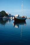 Boat in Harbour, Skopelos, Greece