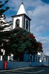 Church, Tree, Post Box, Horta, Portugal - Azores