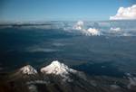 3 Volcanoes, From Plane, Ecuador