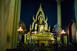 Marble Temple - Golden Buddha, Bangkok, Thailand