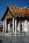 Marble Temple - Front Entrance, Bangkok, Thailand
