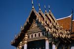 Marble Temple - Roof & Eaves Above Entrance, Bangkok, Thailand