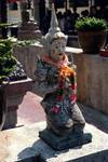 Doi Suthep Temple - Decorated Little Stone Figure, Chiangmai, Thailand
