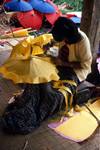 Umbrella Factory - Girl Making Silk Umbrella, Chiangmai, Thailand