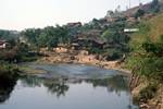 River, Leaving Village, Thailand