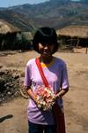Girl with Flowers, To Lisu Village, Thailand