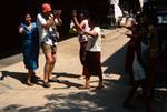 Village - Roger & Dancing Women, On Rice Barge, Thailand