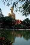 Large Golden Buddha from Lake, On Rice Barge - Sing Buri, Thailand