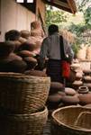 Market Stalls - Baskets & Pots, Nyaung Oo, Burma
