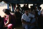 Passengers on Ferry, Mandalay, Burma