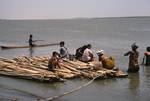 People on Raft, Mingun, Burma