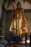 Golden Buddha in Top Temple, Mandalay Hill, Burma