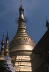 Schwedagan Pagoda - Small Gold Pagoda, Rangoon, Burma
