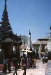 Schwedagan Pagoda - Small Procession, Rangoon, Burma