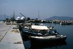Harbour, Boats & White Church, Aegina, Greece