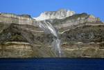 Cliffs from Ferry, Santorini, Greece