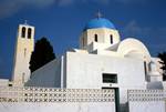 Imerovigli - White Church Blue Domes, Santorini, Greece