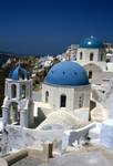 Church & 3 Blue Domes, Santorini - Oia, Greece