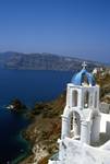 Church, Blue Belfry, Santorini - Oia, Greece