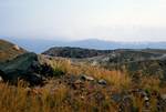 Grass, Line of People, Looking to Thera, Santorini - Palea Kamini, Greece