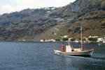 Approaching Thirasia, Santorini, Greece