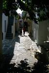 Naousa - Shady Street, Paros, Greece