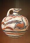 From Book on Akrotiri - Ornamented Jug / Vase, Santorini, Greece