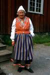 Skanson Open Air Museum - Woman in Costume, Stockholm, Sweden