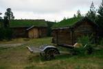 Grass-Roofed Houses in Museum, Karasjok, Norway
