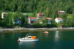 Houses & Boat, Lyngseidet, Norway
