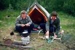 Jane, Mary & Tent, Hotel Camp Site, Norway