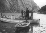 Boatmen at Troldfjordvand [Lofoten Isles, Norway]