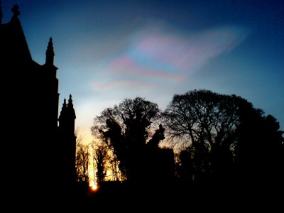 Picture of nacreous clouds