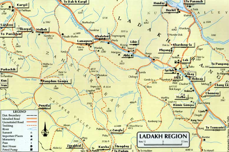 Ladakh map