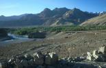 View down Indus at mouth of Zanskar