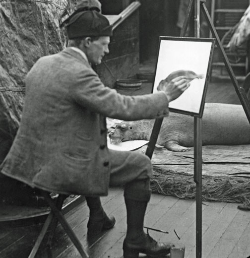 William Cuthbertson, the artist on the Scotia, 1902-04